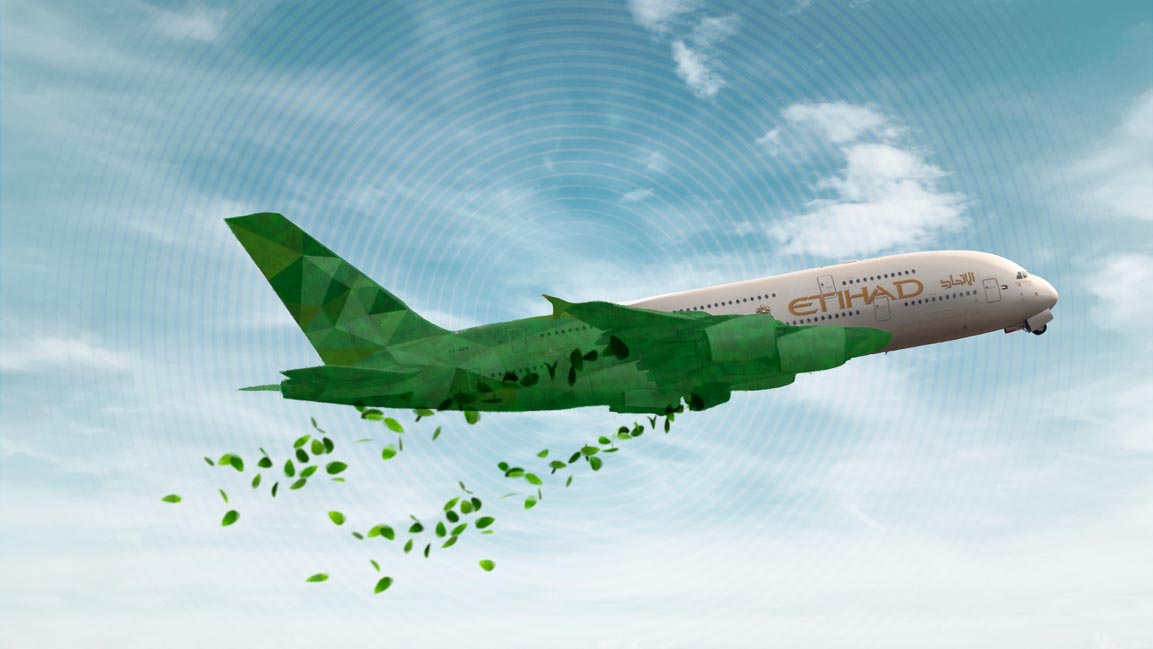 Etihad Airways tests eco-friendly solutions to hit net-zero emissions by 2050