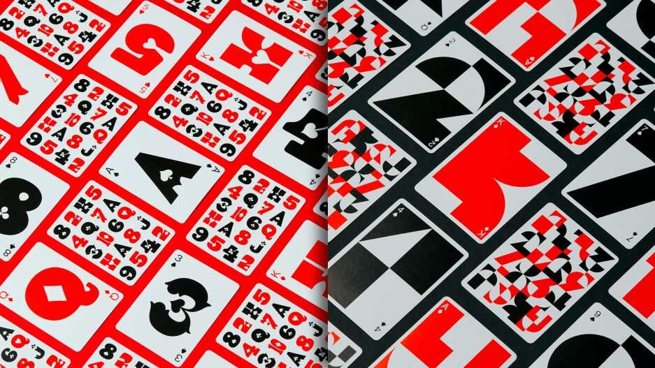 Paula Scher’s new playing cards double as abstract art