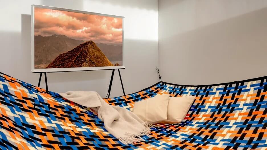 Samsung’s couch of the future is a giant hammock