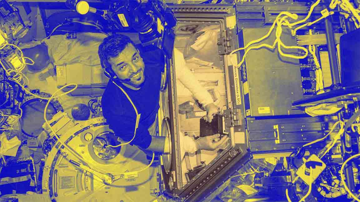 Astronaut Sultan Al Neyadi conducts space experiment for 3D-printing knee cartilage tissue
