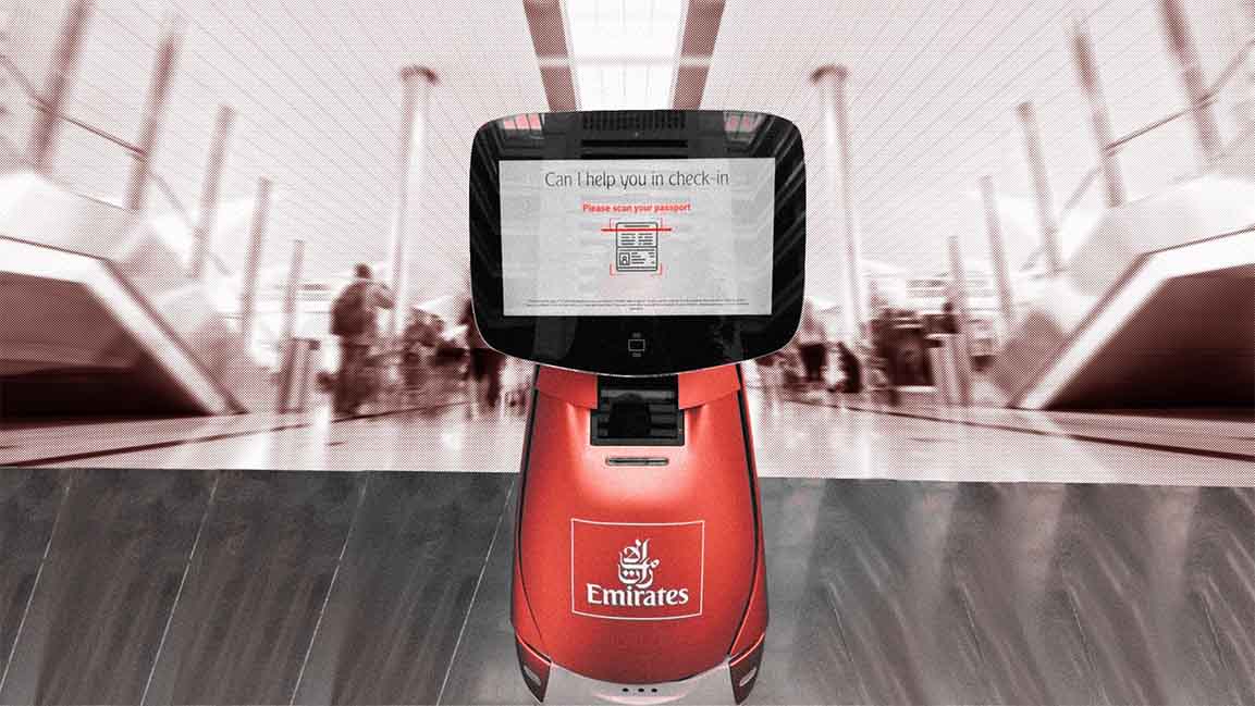 Robots are coming to speed up check-in at Dubai airport